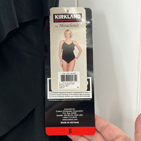 🆕NWT Miraclesuit Tankini Top Fierce Halter Black Multiple Sizes Available - Picture 3 of 9